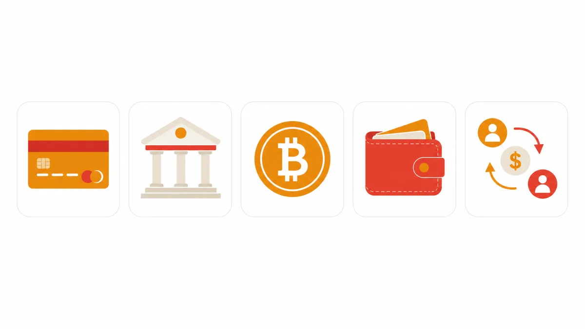 Luna Rendisto — metodi di deposito e pagamento